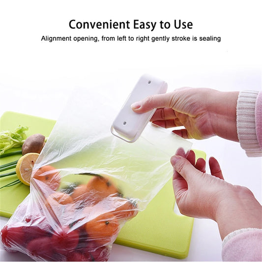 Mini Heat Bag Sealing Machine Thermal Plastic Food Bag Closure Portable Kitchen Special ToolsFood Packaging Heat Sealer