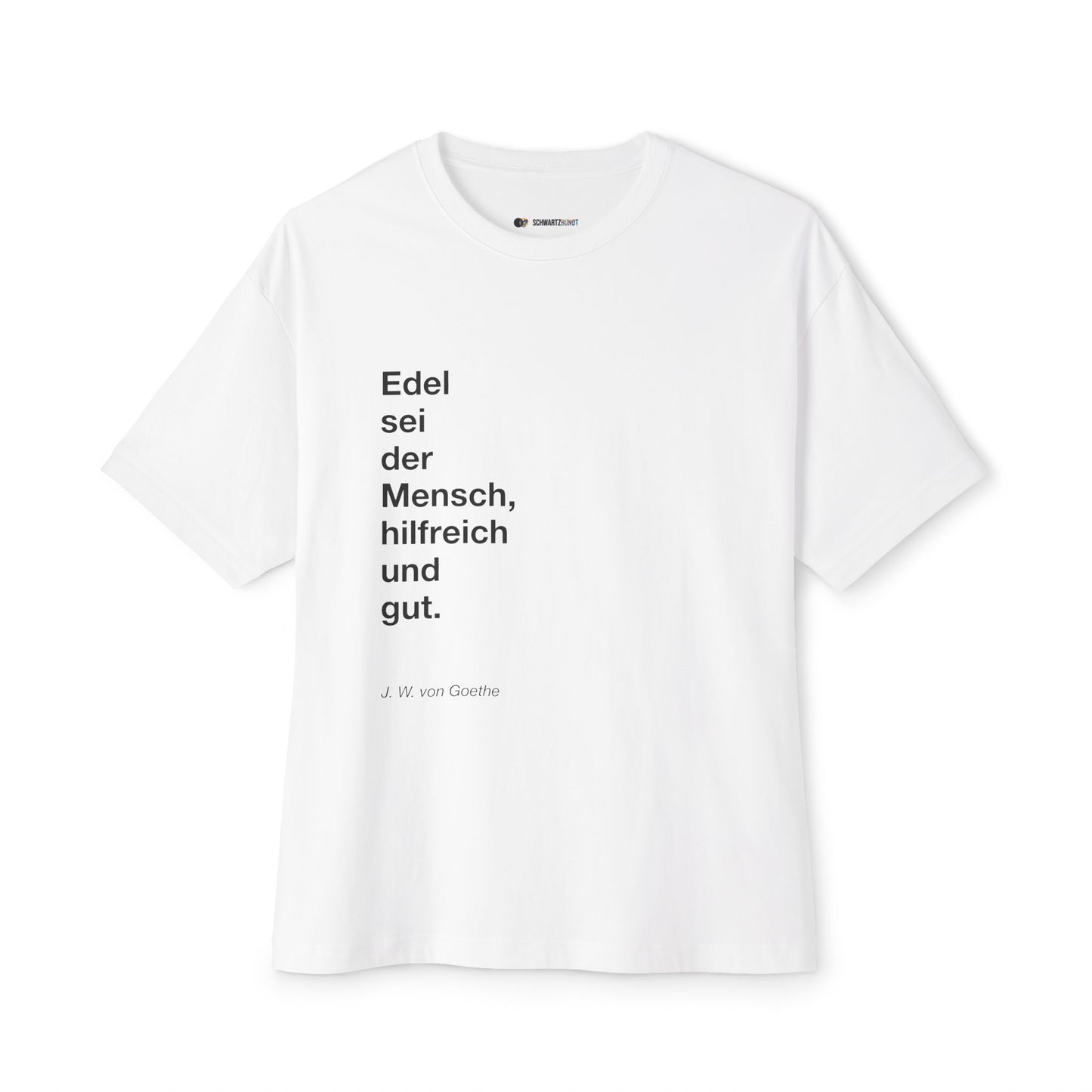 Unisex Oversized Tee - SCHWARTZBUNDT ft. J.W. von Goethe