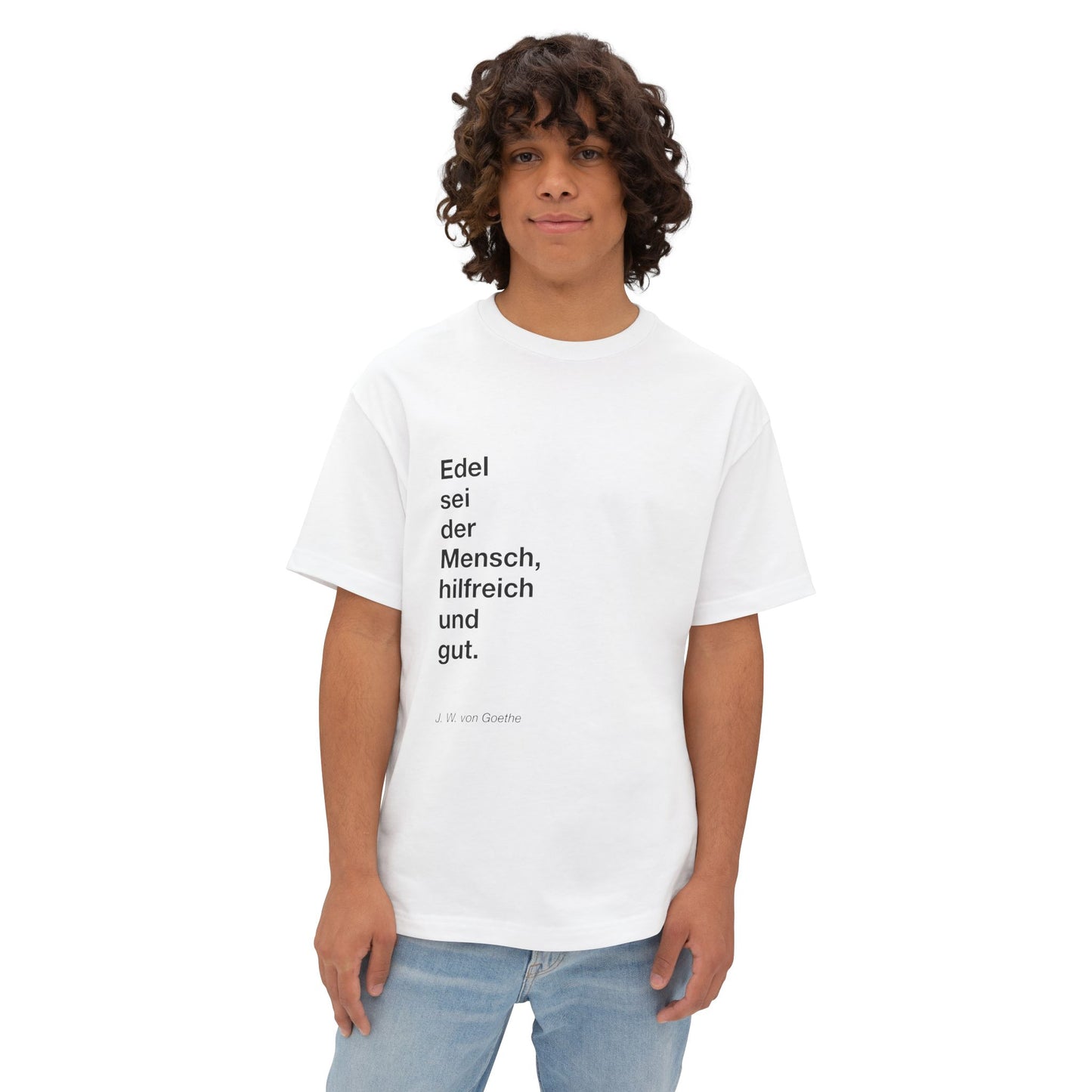 Unisex Oversized Tee - SCHWARTZBUNDT ft. J.W. von Goethe