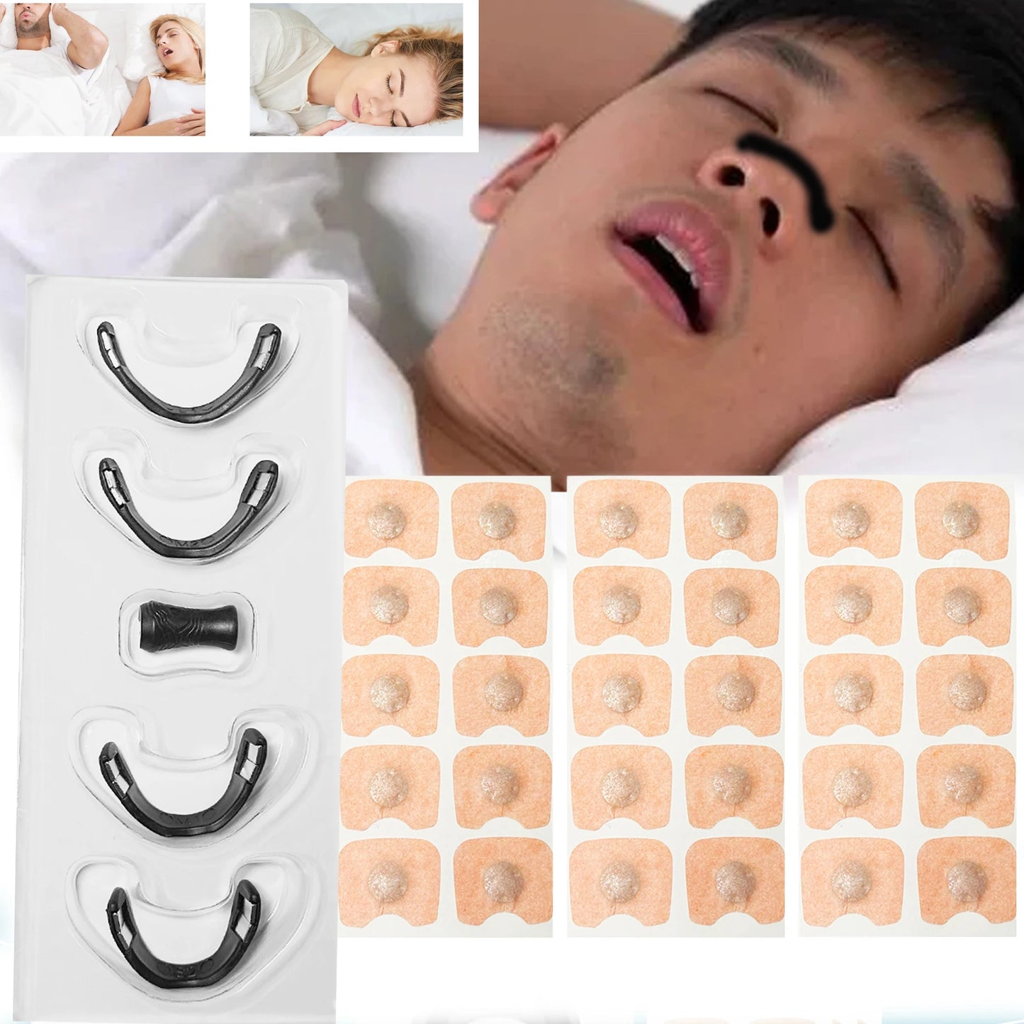Nasal breathing dilators Magnetic Nasal Strips Increase Air Intake Improve Sleep Quality Reduce Snoring